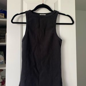 Agolde black tank top, size small